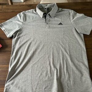 Adidas Men’s Go-To Golf Polo XL Gray Heather *Never Worn*